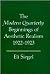 The Modern Quarterly Beginnings of Aesthetic Realism, 1922-1923: The Equality of Man, the Scientific Criticism, and Other Essays