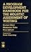 A Program Development Handbook for the Holistic Assessment of Writing