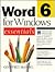Word 6 for Windows Essentials by Geoffrey Mandel