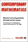 Nonstrictly Hyperbolic Conservation Laws (Contemporary Mathematics)