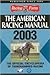 The American Racing Manual 2003 by Steve Davidowitz