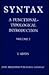 Syntax: A Functional-Typolo...