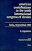 American Contributions to the Tenth International Congress of Slavists: Sofia, September 1988