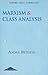 Marxism and Class Analysis