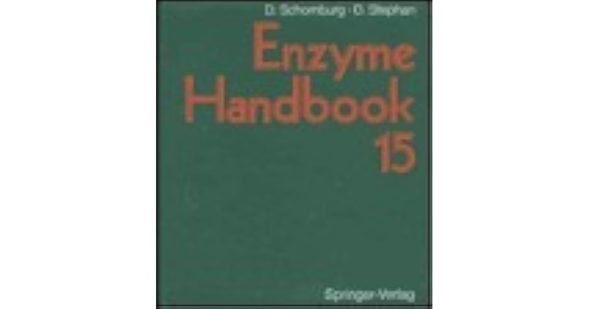 Enzyme Handbook (Enzyme Handbook (See S794)) by Dietmar Schomburg