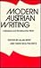 Modern Austrian Writing: Literature and Society After 1945
