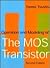 Operation & Modeling of the MOS Transistor