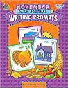 November Daily Journal Writing Prompts: Grade Pk