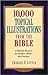10,000 Topical Illustrations from the Bible by Charles Little