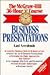 The McGraw-Hill 36-Hour Course: Business Presentations
