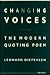 Changing Voices: The Modern Quoting Poem