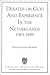 Debates on God and Experience in the Netherlands, 1965-1989 by David Graham Murphy