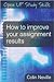 How to Improve Your Assignment Results