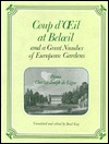 Coup d'Oeil at Beloeil and a Great Number of European Gardens (Hardcover)