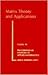 Matrix Theory and Applications. Proc Held Phoenix, Jan 10-11, 1989 (Proceedings of Symposia in Applied Mathematics)