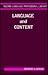 Language and Content (Second Language Professional Library)