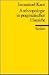 Anthropologie in pragmatischer Hinsicht
