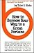How to Borrow Your Way to a...