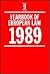 Yearbook of European Law: Volume 9: 1989