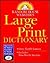 Random House Webster's Large Print Dictionary