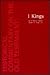 Kings. Volume I/1 Kings 1-11 by M. J. Mulder