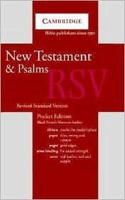 RSV New Testament and Psalms Black French Morocco Leather RSV NTP3 (Leather Bound)