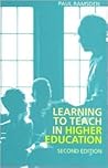 Learning to Teach in Higher Education