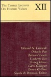 Tanner Lectures on Human Values, 1991
