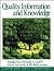 Quality Information and Knowledge Management by Kuan-Tsae Huang