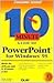 10 Minute Guide to Powerepoint for Windows 95