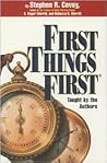 First Things First