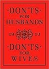 Don'ts for Husbands & Don'ts for Wives