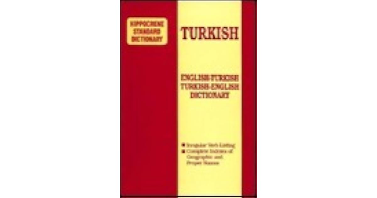 EnglishTurkish/TurkishEnglish Dictionary by Hippocrene Books