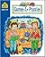 School Zone Codes & Puzzles Workbook: 64 Pages, 2nd Grade, 3rd Grade, Crossword Puzzles, Word Searches, Games, Riddles, Problem-Solving, Ages 7+ (Activity Zone Book Series)