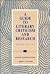 A Guide to Literary Criticism and Research