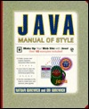 Java Manual of Style (Paperback)