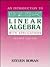 Introduction to Linear Algebra With Applications