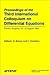 Proceedings of the International Colloquium on Differential Equations , Proceedings of the Third International Colloquium on Differential Equations