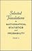 Selected Translations in Mathematical Statistics and Probability by D.V. Anosov