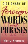 Dictionary of Foreign Words and Phrases (Hardcover)