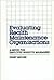 Evaluating Health Maintenance Organizations: A Guide for Employee Benefits Managers