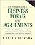 The Complete Book of Business Forms and Agreements, Book and 3.5" Disk Set