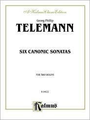 Six Canonic Sonatas: Kalmus Edition (Paperback)