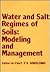 Water & Salt Regimes Soils by R.K. Mishra