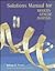 Solutions Manual for Modern Genetic Analysis