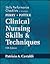 Skills Performance Checklist to accompany Clinical Nursing Skills & Techniques