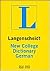 Langenscheidt New College German Dictionary: German-English - English German Thumb-indexed