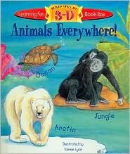 Animals Everywhere!: Learning Fun 3-D Book Box (Hardcover)