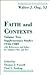 Faith and Contexts: Supplementary Studies (South Florida-Rochester-Saint Louis Studie)