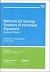 Methods for Solving Systems of Nonlinear Equations by Werner C. Rheinboldt Methods for Solving Systems of Nonlinear Equations by Werner C. Rheinboldt